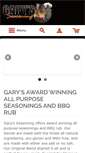 Mobile Screenshot of garysseasoning.com